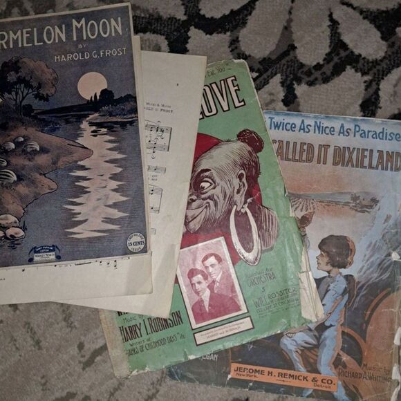 Black History VINTAGE Frameable Sheet Music Magazines Posters Original Rare 1916 - Picture 6 of 11